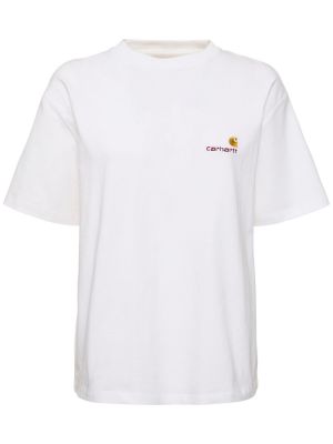 Koszulka relaxed fit Carhartt Wip biała