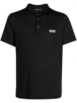 Polo krekls ar apdruku Michael Kors melns