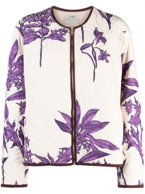 Prošivena jakna s cvjetnim printom Forte_forte