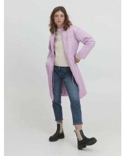 Zimní kabát Ichi fialový