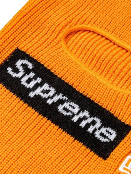 Strick mütze Supreme orange