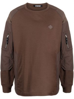 Sweatshirt aus baumwoll mit rundem ausschnitt Spoonyard