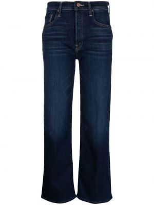 High waist bootcut jeans ausgestellt Mother blau