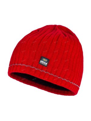 Светоотражающая шапка Gnu красная