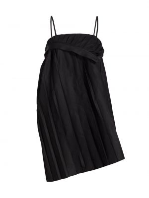 Плиссированное платье мини Mm6 Maison Margiela черное