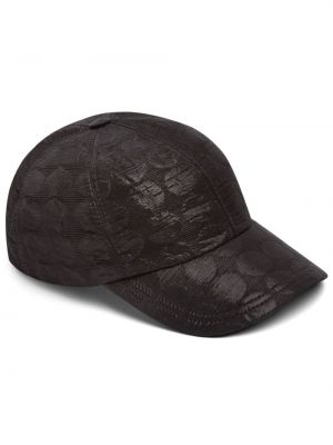 Жакардова шапка с козирки на точки Nina Ricci черно