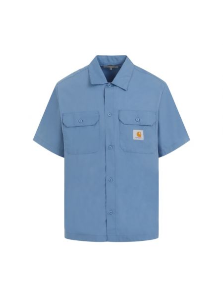 Koszula Carhartt Wip niebieska
