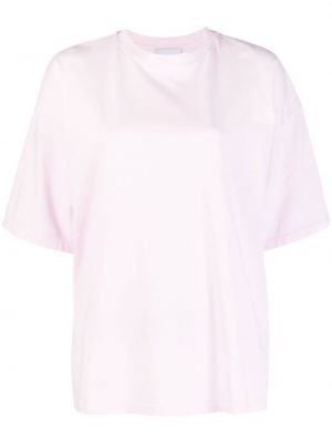 Памучна тениска бродирана Halfboy розово