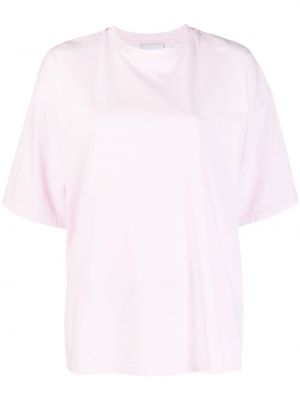 T-shirt med broderi Halfboy rosa