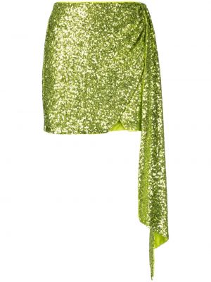 Fustă mini drapată Pinko verde