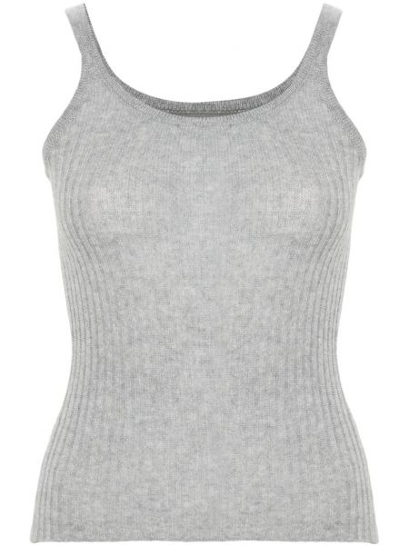 Tanktop i kashmir Ermanno Scervino grå