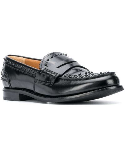 Mocasines slip on con apliques Church's negro