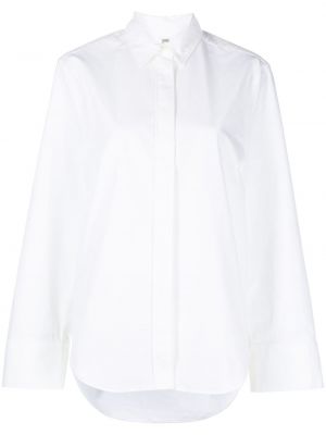 Oversize риза Toteme бяло