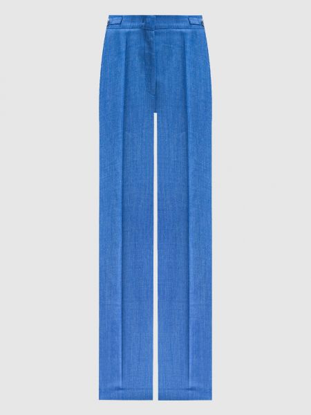 Шовкові вовняні штани Gabriela Hearst сині