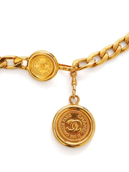 Pozlacený přívěsek Chanel Pre-owned zlatý