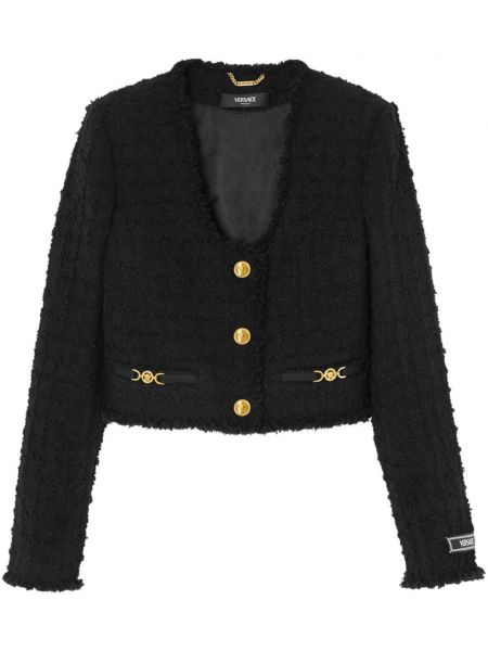 Μακρύ σακάκι tweed Versace