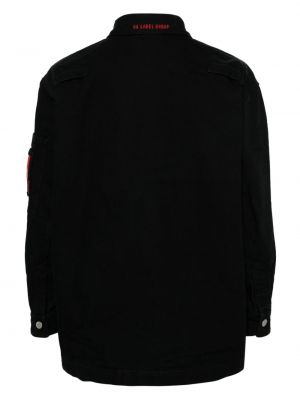 Medvilninė marškiniai 44 Label Group juoda