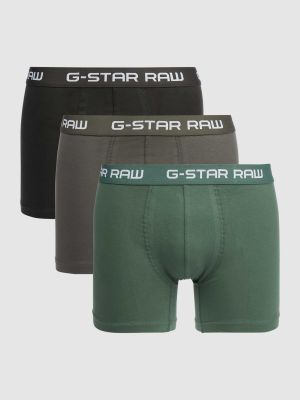 Bokserki w gwiazdy slim fit klasyczne G-star Raw zielone