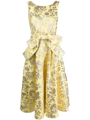 Κοκτέιλ φόρεμα P.a.r.o.s.h. κίτρινο