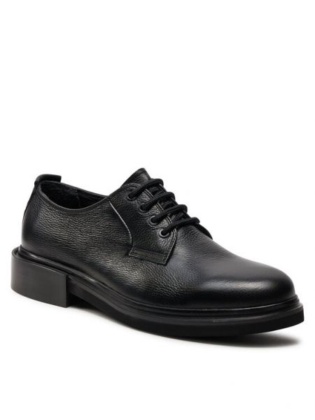 Обувки в стил дерби Calvin Klein черно