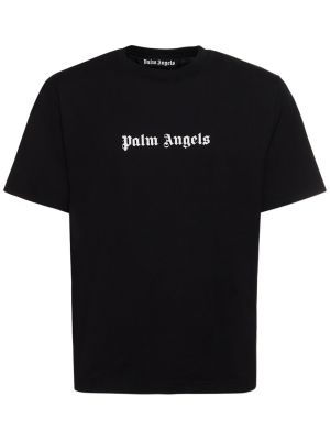 Bavlněné slim fit tričko Palm Angels