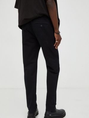 Jednobarevné kalhoty Marc O'polo černé