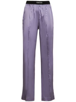 Hedvábné saténové kalhoty Tom Ford