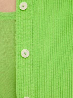 Bombažna srajca American Vintage zelena