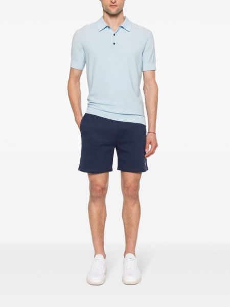 Shorts de sport avec applique Fursac bleu