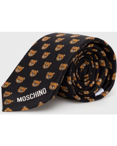 Kravata Moschino černá