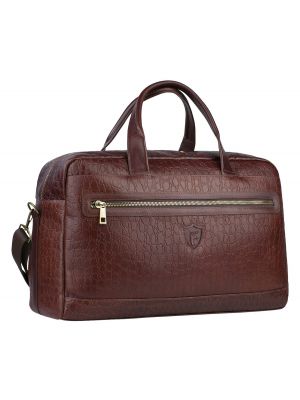 Дорожная сумка Franchesco Mariscotti коричневая