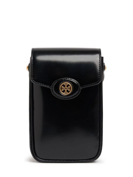 Nahka olkalaukku Tory Burch musta