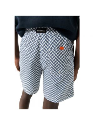 Pantalones cortos con estampado de espiga Ecoalf azul