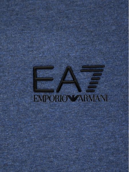 Marškinėliai ilgomis rankovėmis ilgomis rankovėmis Ea7 Emporio Armani mėlyna