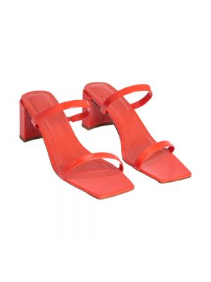 Sandale mit hohem absatz By Far orange