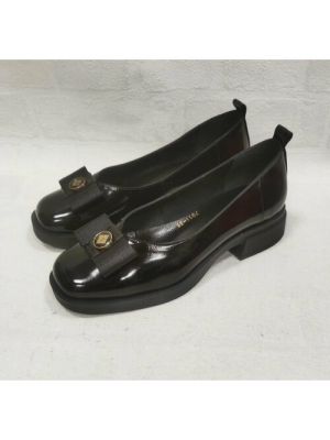Туфли лодочки Paoletti, натуральная кожа, 36 черный