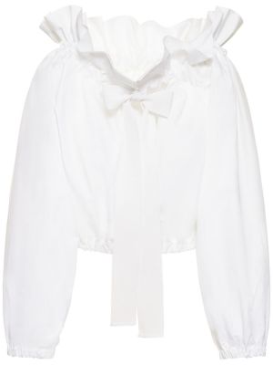 Bavlnená košeľa Patou biela