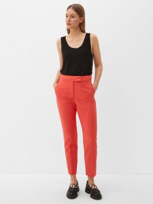 Pantalon plissé S.oliver Black Label rouge