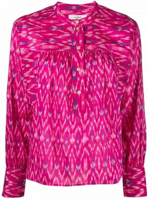 Trykt bluse Isabel Marant étoile rosa