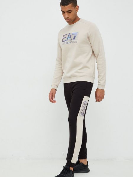 EA7 Emporio Armani komplet męski kolor beżowy