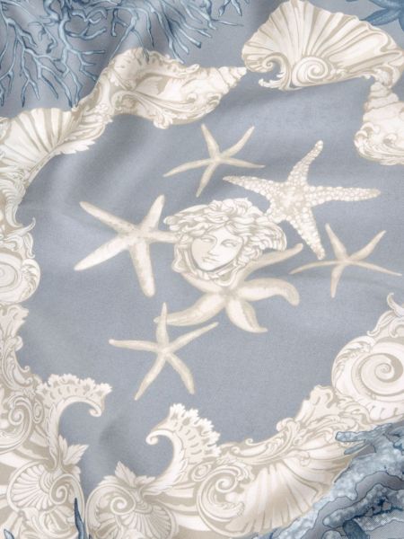 Foulard à imprimé à motif étoile Versace