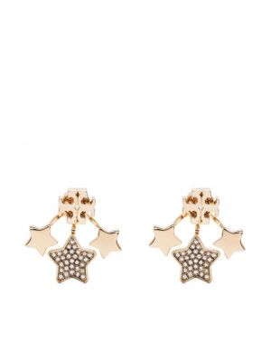 Σκουλαρίκια με μοτίβο αστέρια Tory Burch χρυσό