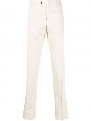 Pantaloni dritti plissettati Pt Torino beige