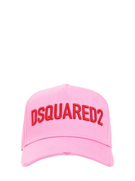 Brodert cap Dsquared2 rosa