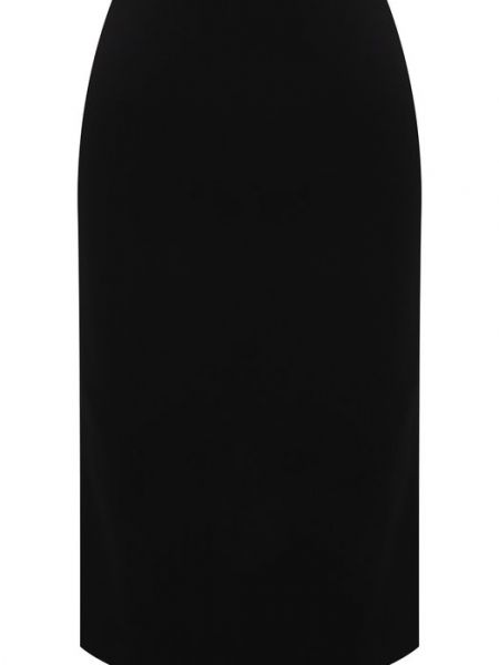 Черная юбка из вискозы Versace