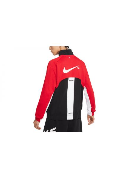 Куртка с воротником стойка Nike красная