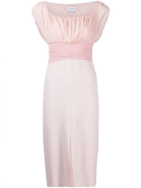 Vestido de cóctel ajustado Giambattista Valli rosa