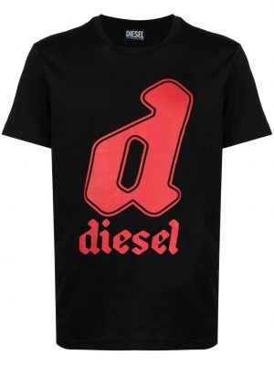 T-shirt Diesel svart