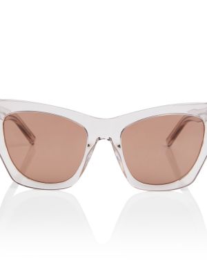 Okulary przeciwsłoneczne Saint Laurent białe