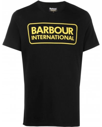 T-shirt con stampa Barbour